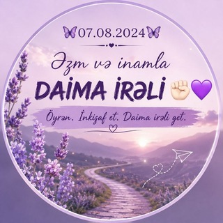 Telegram profile photo for Daima irəli ✊🏻💜
