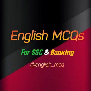 Telegram profile photo for English MCQs