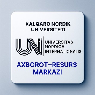 Telegram profile photo for Xalqaro Nordik Universiteti_ARM