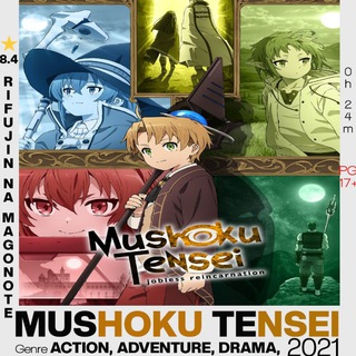 Telegram profile photo for Mushoku Tensei: Jobless Reincarnation Sub Dual Dub Anime • Mushoku Tensei: Jobless Reincarnation Season 1 2 Episode 1 2 13 14 15