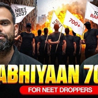 Telegram profile photo for Abhiyaan 700+ Batch