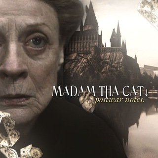 Telegram profile photo for ๐๐๐๐๐ ๐๐๐ ๐๐๐. // MINERVA MCGONAGALL DIARY. #ััะฐะบะบะฐัะพ.