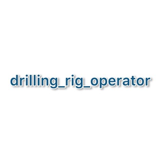 Telegram profile photo for drilling_rig_operator