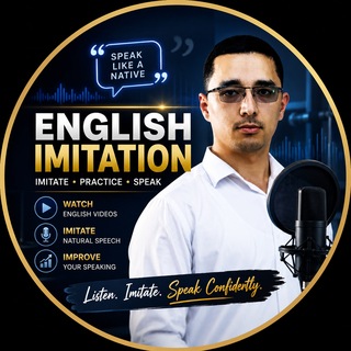 Telegram profile photo for English_imitation