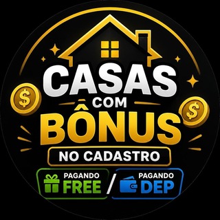 Telegram profile photo for CASAS COM BÔNUS NO CADASTRO!! PAGANDO FREE/DEPÓSITO❤️ - CHAT