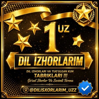 Telegram profile photo for DIL IZXORLARIM 🥳🥳