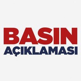 Telegram profile photo for @BASINAciklamasi Basın açıklaması Basın toplantısı basın bülteni Basın bildirisi Basına demec Basına kahvaltı Basına yemek İftar