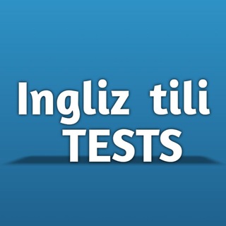 Telegram profile photo for Ingliz tili tests
