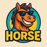 Telegram profile photo for horse🐎