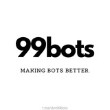 Telegram profile photo for 99bots | Разрабатываем ТГ ботов