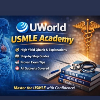 Telegram profile photo for UWorld USMLE Academy