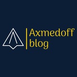 Telegram profile photo for Axmedoff | Blog