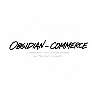 Telegram profile photo for OBSIDIAN - COMMERCE!