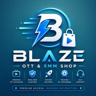 Telegram profile photo for BLAZE OTT STORE