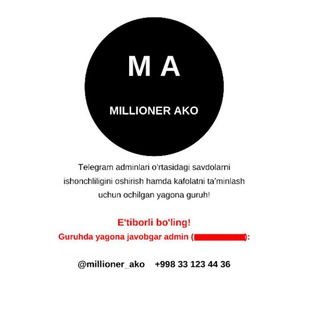 Telegram profile photo for QOIDALAR GLABAL XIZMATLAR