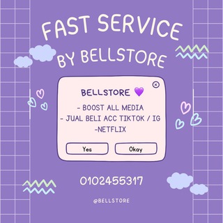 Telegram profile photo for ꒰ ⁺˳ BELLSTORE 💜