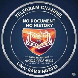 Telegram profile photo for UGC NTA NET JRF HISTORY chat Adda
