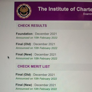 Telegram profile photo for Dec 21 Chartered Accountant