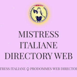 Telegram profile photo for 👑 MISTRESS ITALIANE DIRECTORY👑