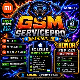 Telegram profile photo for GsmServicePro