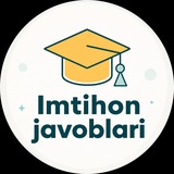 Telegram profile photo for Imtihon javoblari 2026