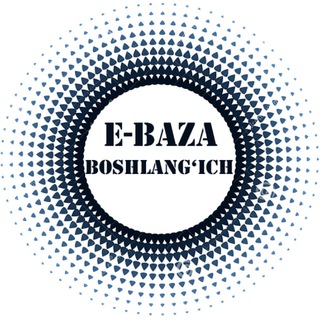 Telegram profile photo for E-BAZA Boshlang'ich