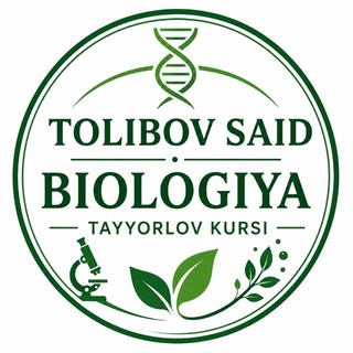 Telegram profile photo for Tolibov_Said_Biologiya tayyorlov kursi