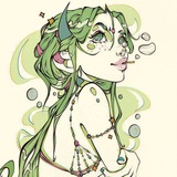 Telegram profile photo for Юленькаdaily💗💚🖤