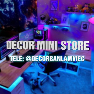 Telegram profile photo for DECOR MINI STORE @decorbanlamviec ☘️🌸