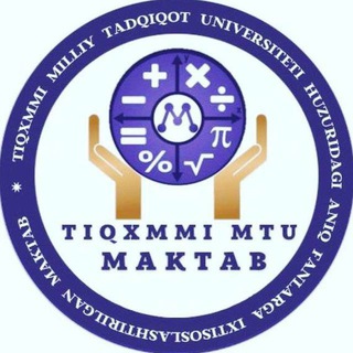 Telegram profile photo for "TIQXMMI" MTU MAKTABI