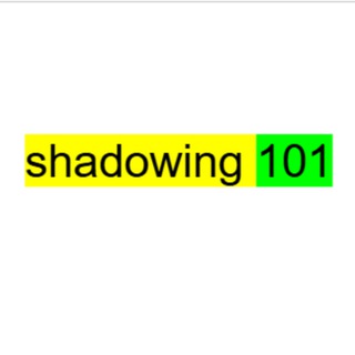 Telegram profile photo for shadowing 101