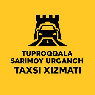 Telegram group profile photo for TUPROQQALA SARIMOY URGANCH TAXSI XIZMATI