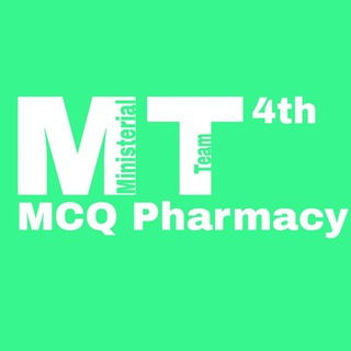 Telegram profile photo for MT MCQ 4th Pharmacy | الفريق الوزاري