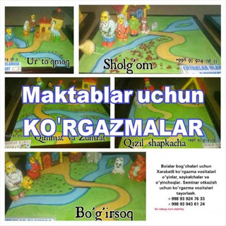 Telegram profile photo for MAKTABLAR uchun KO'RGAZMALAR.