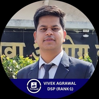 Telegram profile photo for YUVAAN INSTITUTE BY VIVEK AGRAWAL (DSP RANK-1)