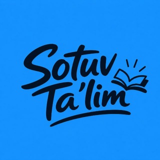 Telegram profile photo for Sotuv va Ta'lim | Jasurbek Sh