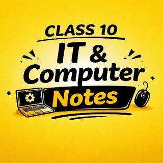 Telegram profile photo for Class10 IT Notes