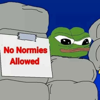 Telegram profile photo for No normies allowed