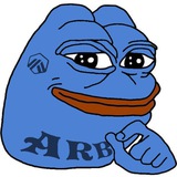 Telegram profile photo for 🐸PEPE🐸 ARBITRUM ANNOUNCEMENTS