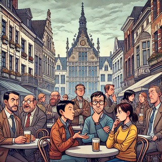Telegram group profile photo for Оптимисты Бельгии 🇧🇪