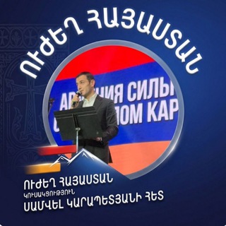 Telegram profile photo for Նարեկ Սպարտակյան «Ուժեղ Հայաստան»