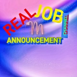 Telegram profile photo for REAL JOB Announcement channel