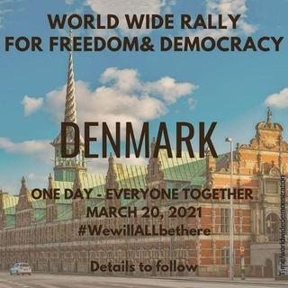 Telegram group profile photo for World Wide Demonstration Denmark