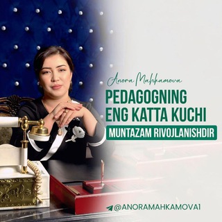 Telegram profile photo for OLIY MAQSAD/ Anora Mahkamova