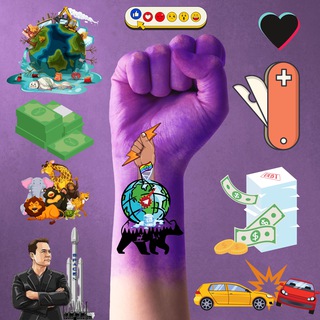 Telegram profile photo for Telegram is science facts by GRT ! Finance / debts, pollution, human / animal / planet rights, car accidents, nutrition, social