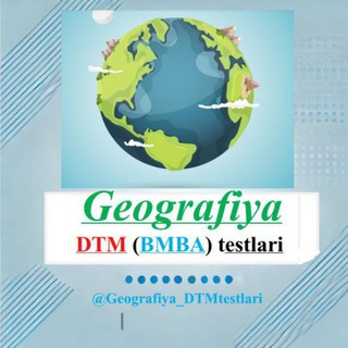 Telegram profile photo for Geografiyadan DTM (BMBA) Testlar.