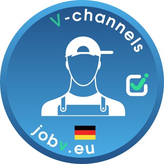Telegram profile photo for jobv.eu - Работа в Германии ✋ Помощники