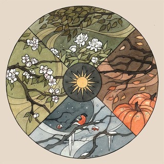 Telegram profile photo for Времена года Zine