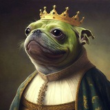 Telegram profile photo for Pepe Doge King - Portal
