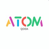 Telegram profile photo for atom text